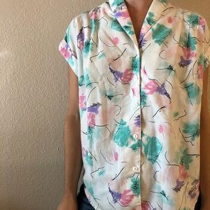 Vintage Dixie cup inspired blouse!